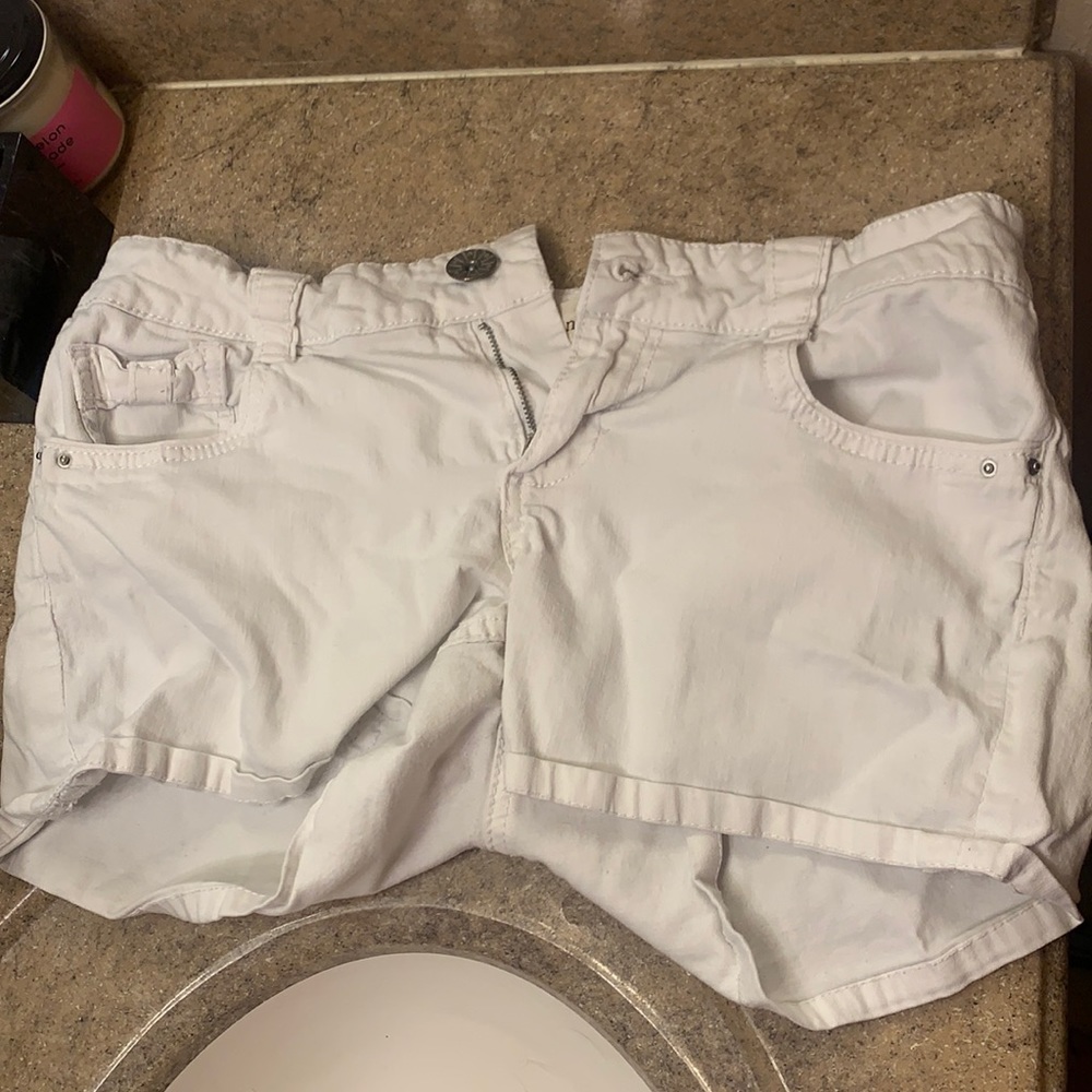 White shorts